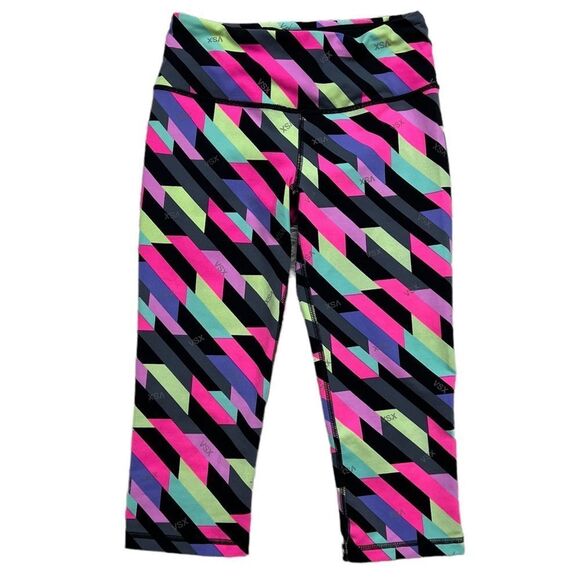 Victoria’s Secret VSX Sport Bright Multi Leggings Small - Picture 1 of 6